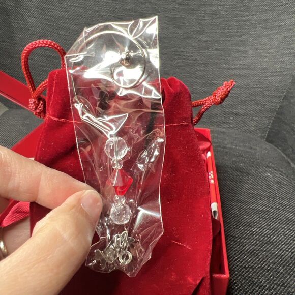 Waterford Crystal 2014 Annual Green Shamrock ornament with enhancer #164589 - Picture 8 of 11